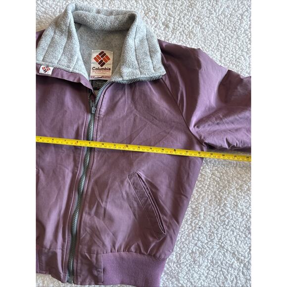 Vintage Columbia Ski Bomber Jacket Woman’s Small Purple Thinsulate 3m - Picture 7 of 8